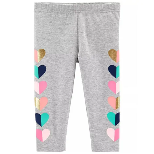 Легинсы Carter’s Heart Capri Leggings с принтом сердечек