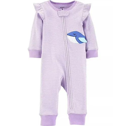 Фиолетовый человечек Carter’s Whale Zip-Up Footless Sleep & Play с китом
