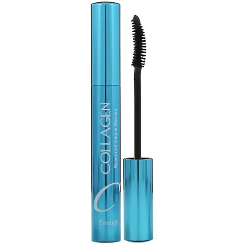 Водостійка туш для вій Enough Collagen Waterproof Volume Mascara з колагеном, 9 мл.