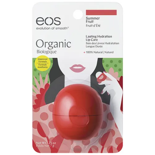Органічний бальзам для губ «літні фрукти» EOS Smooth Sphere Lip Balm Summer Fruit