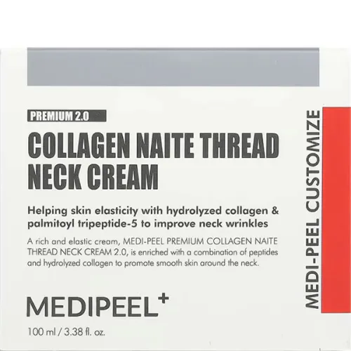 Антивіковий крем для шиї Medi Peel Premium Collagen Naite Thread Neck Cream 2.0, 100 мл. - вигляд 2
