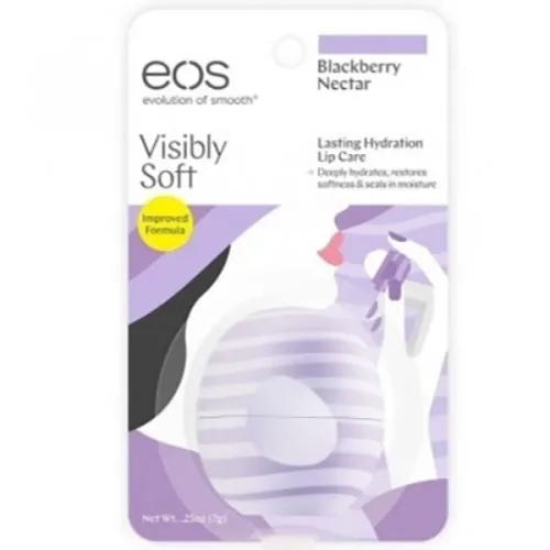 Органічний бальзам для губ «ожина» EOS Visibly Soft Lip Balm Sphere Blackberry Nectar, 7 г.