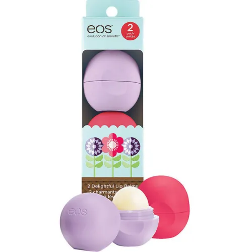 Набор из 2-х органических бальзамов для губ «арбуз и маракуйа» EOS Lip Balm Fresh Watermelon & Passion Fruit