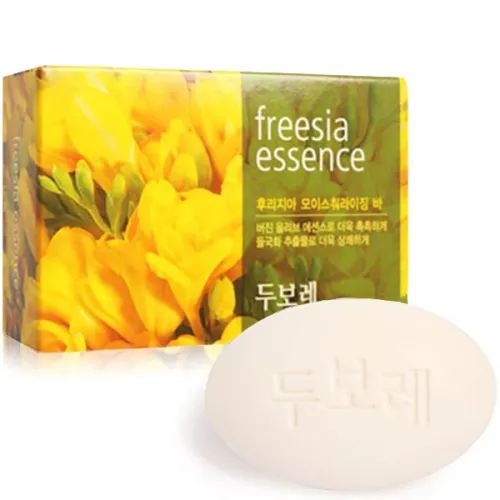 Мыло для рук и тела Amore Pacific Happy Bath Freesia Essence Soap с ароматом фрезии, 100 г.