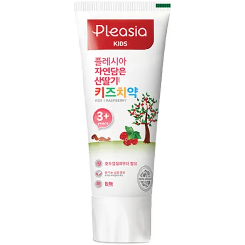 Детская зубная паста «малина» Pleasia Amore Pacific Pleasia Kids Toothpaste Raspberry, 80 г.
