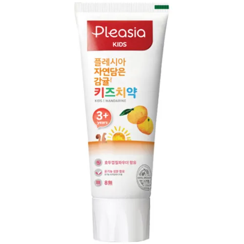 Детская зубная паста «мандарин» Pleasia Amore Pacific Pleasia Kids Toothpaste Mandarine, 80 г.
