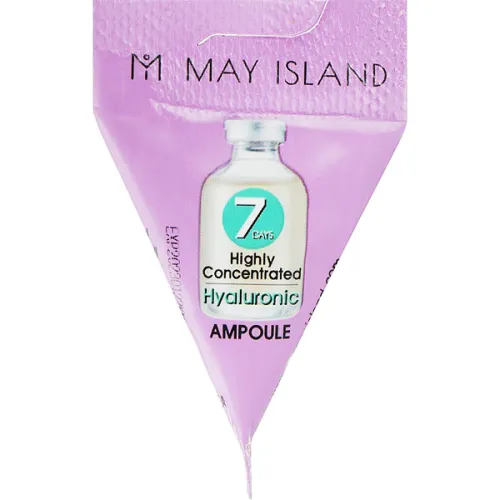 Сироватка для обличчя May Island 7 Days Hyaluronic Ampoule з гіалуроновою кислотою, 3 г.