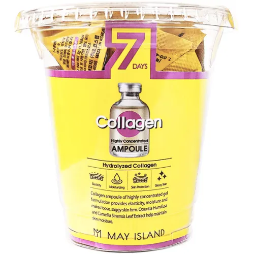 Сыворотка для лица May Island 7 Days Collagen Ampoule, 3 г. - вид 2