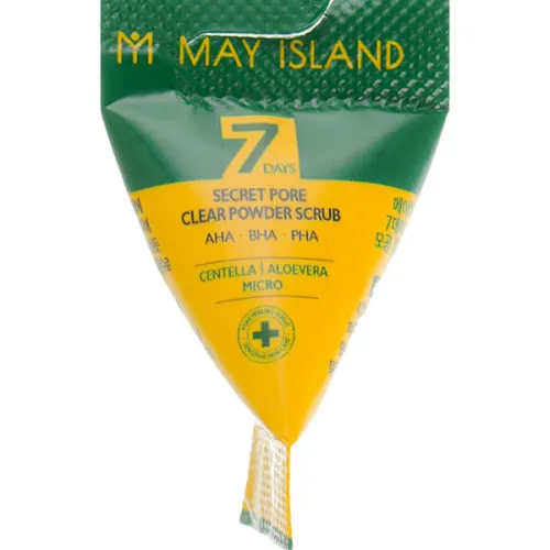 Скраб для глибокого очищення шкіри обличчя May Island 7 Days Secret Pore Clear Powder Scrub, 5 г.