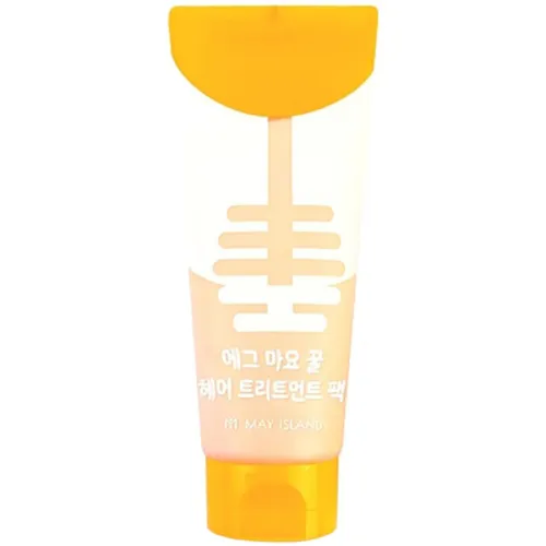 Живильна маска для волосся May Island Egg Mayonnaise Honey Hair Treatment Pack з яєчним жовтком та медом, 100 мл.