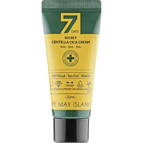 Крем для проблемной кожи лица May Island 7 Days Secret Centella Cica Cream с центеллой, 20 мл.