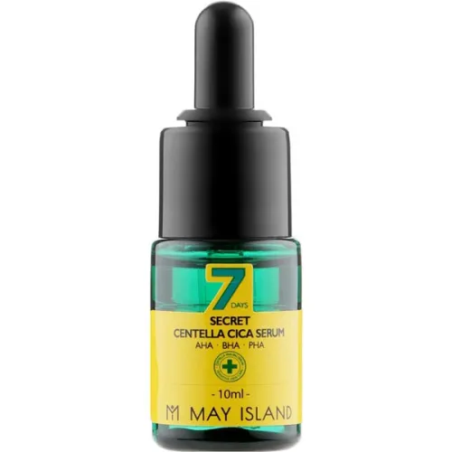 Оновлювальна сироватка для проблемної шкіри обличчя May Island 7 Days Secret Centella Cica Serum з центелою, 10 мл.