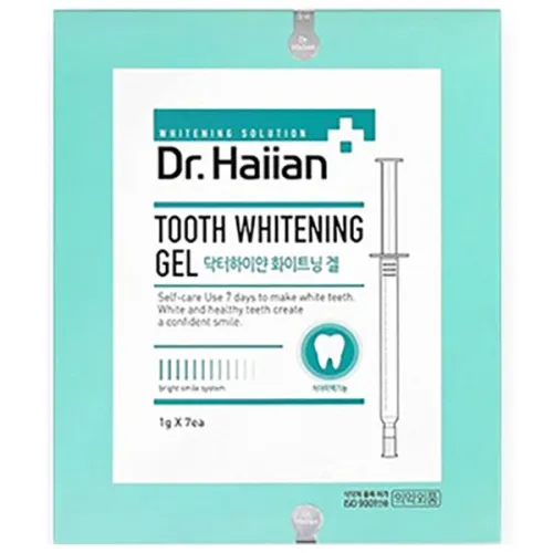 Гель для интенсивного отбеливания зубов May Island Dr. Haiian 7 Days Miracle Tooth Whitening Gel, 7 шт. х 1 г.