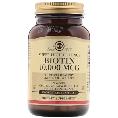 Высокоэффективный биотин Solgar Biotin Super High Potency 10000 mcg