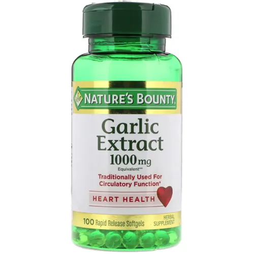 Экстракт чеснока Nature’s Bounty Garlic Extract 1000 mg, 1000 мг.