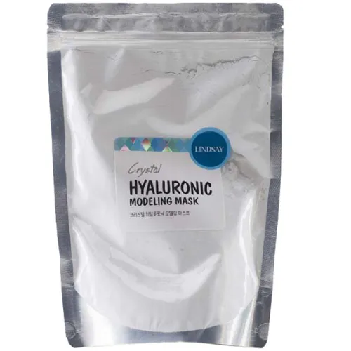 Альгінатна маска для обличчя Lindsay Crystal Hyaluronic Modeling Mask Pack з гіалуроновою кислотою, 240 г.