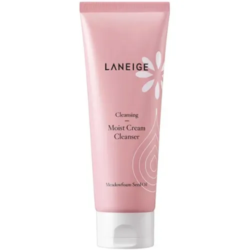 Увлажняющая пенка для умывания Laneige Moist Cream Cleanser с экстрактом лугового пенника, 150 мл.