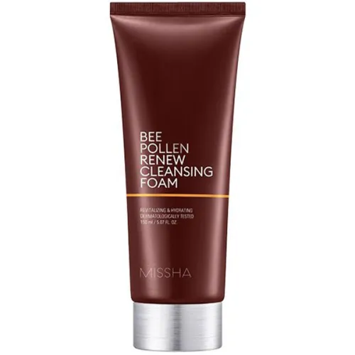 Восстанавливающая пенка для умывания Missha Bee Pollen Renew Cleansing Foam с прополисом, 150 мл.