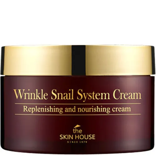 Антивозастной крем для лица The Skin House Wrinkle Snail System Cream с муцином улитки, 100 мл.
