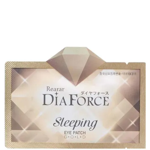 Нічні патчі для очей Rearar DiaForce Sleeping Eye Patch Gold з колоїдним золотом, 2.4 г.