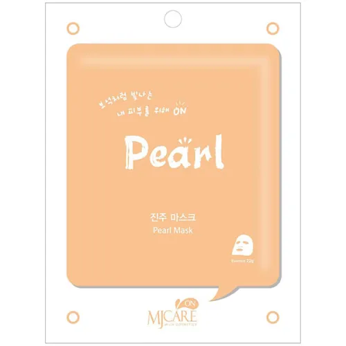 Тканинна маска для обличчя MJ Care On Pearl Mask з екстрактом перлів, 22 г.