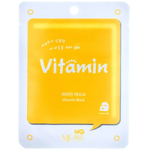 Тканинна маска для обличчя MJ Care On Vitamin Mask з вітамінами, 22 г.