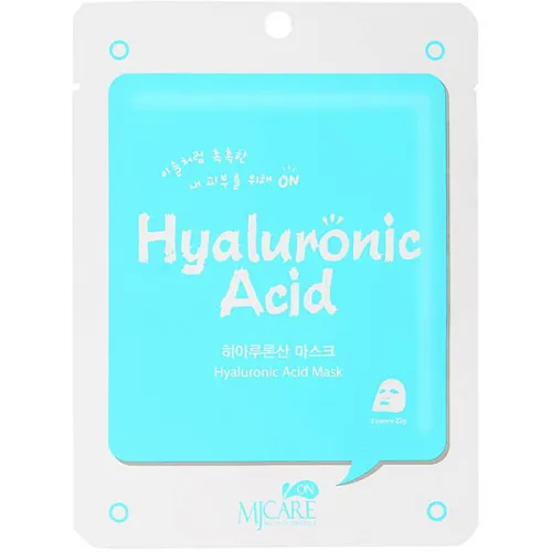 Тканинна маска для обличчя MJ Care On Hyaluronic Acid Mask з гіалуроновою кислотою, 22 г.