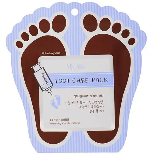 Зволожувальна маска-шкарпетки для ніг MJ Care Premium Foot Care Pack, 2 шт. х 10 г.