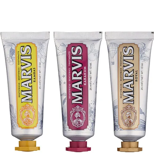 Набор зубных паст Marvis Wonders of the World Set, 3 шт. х 25 мл.