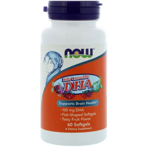 Комплекс незаменимых жирных кислот для детей Now Foods Kid’s Chewable DHA Tasty Fruit Flavor
