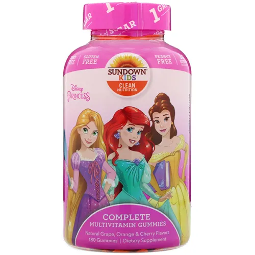 Мультивитаминный жевательный комплекс для детей от 2 лет Sundown Naturals Kids Complete Multivitamin Gummies Disney Princess