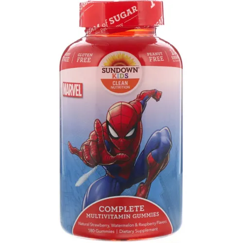 Мультивитаминный жевательный комплекс для детей от 2 лет Sundown Naturals Kids Complete Multivitamin Gummies Marvel Spiderman