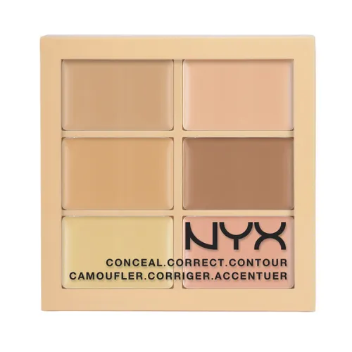 Крем-палітра для контурингу та корекції NYX 3C Conceal Correct Contour Palette, 1.5 г.