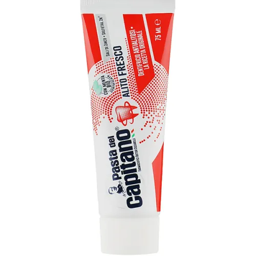 Освежающая зубная паста Pasta Del Capitano Fresh Breath с антигалитозным эффектом, 75 мл.