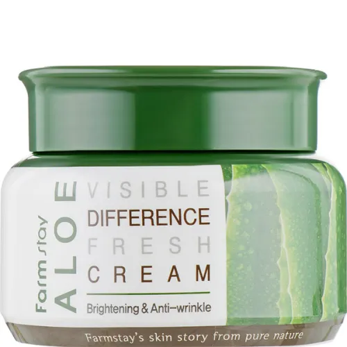 Увлажняющий крем для лица FarmStay Aloe Visible Difference Moisture Cream с экстрактом алоэ, 100 мл.