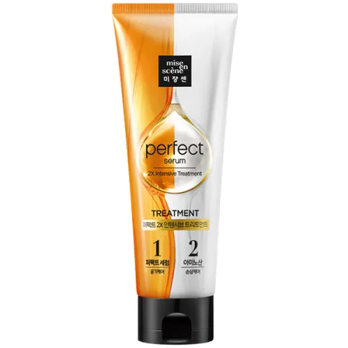 Живильна маска для волосся Mise en Scene Perfect Serum 2X Intensive Treatment, 180 мл.