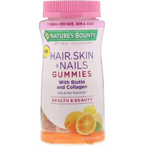 Мультивитаминный жевательный комплекс для волос, кожи и ногтей Nature’s Bounty Hair Skin & Nails with Biotin and Collagen