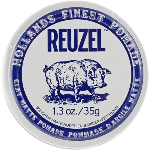 Матова помада для волосся сильної фіксації Reuzel Clay Pomade Strong Hold, 35 г.