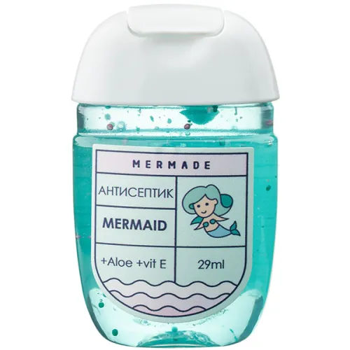 Антибактеріальний гель для рук «русалочка» Mermade Mermaid Gel Sanitizer, 29 мл.