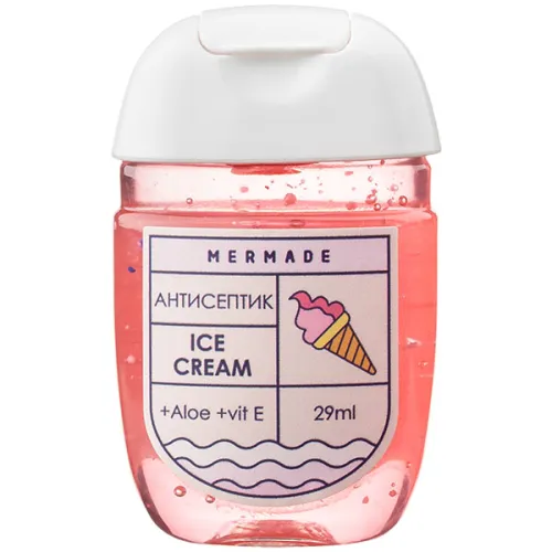 Антибактеріальний гель для рук «морозиво» Mermade Ice Cream Gel Sanitizer, 29 мл.