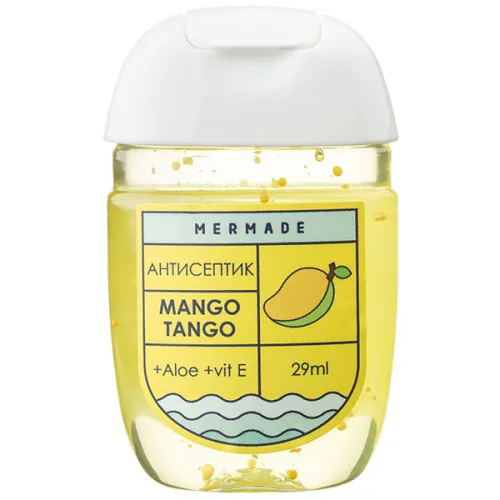 Антибактеріальний гель для рук «манго» Mermade Mango Tango Gel Sanitizer, 29 мл.