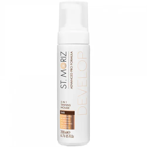Автобронзат-мусс для тела St.Moriz 5in1 Tanning Mousse Dark, 200 мл.