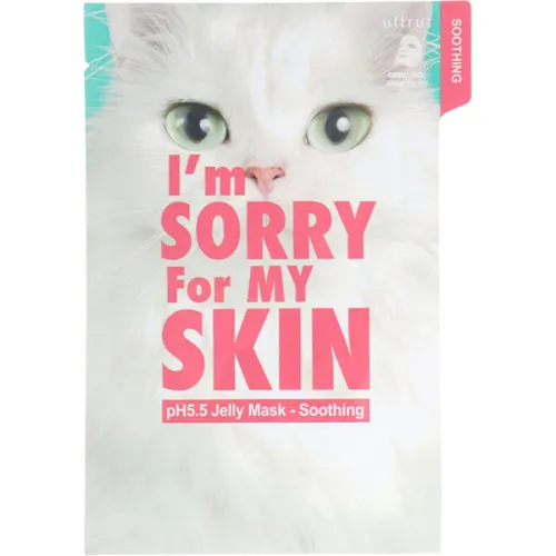 Успокаивающий тканевая маска для лица I’m Sorry For My Skin pH5.5 Jelly Mask Soothing, 33 мл.