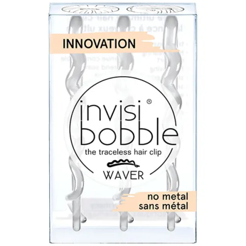 Заколка для волосся збільшеного розміру «прозора» Invisibobble Waver+ Crystal Clear