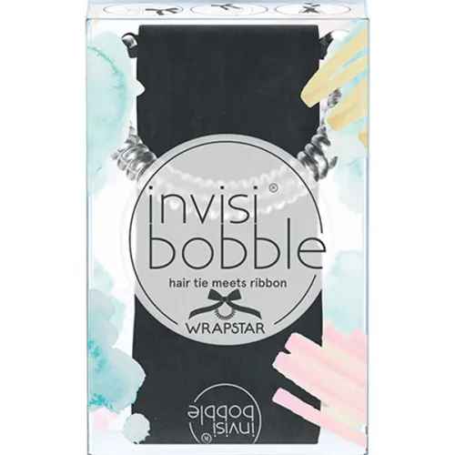 Резинка-стрічка для волосся «чорна» Invisibobble Wrapstar Snake It Off
