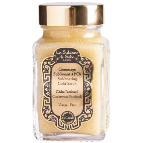 Антивіковий скраб для обличчя La Sultane De Saba Sublimating Gold Face Scrub 23 Carats з 23-каратним золотом, 100 мл.
