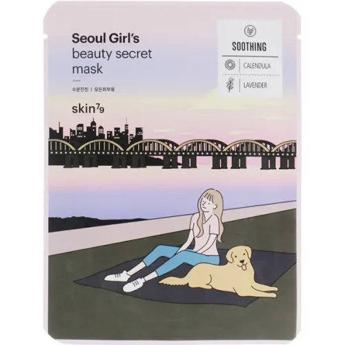 Заспокійлива тканинна маска для обличчя Skin79 Seoul Girl’s Beauty Secret Mask Soothing Care, 20 г.