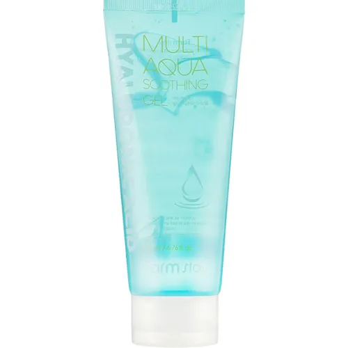 Багатофункціональний гель FarmStay Hyaluronic Acid Multi Aqua Soothing Gel з гіалуроновою кислотою, 200 мл.
