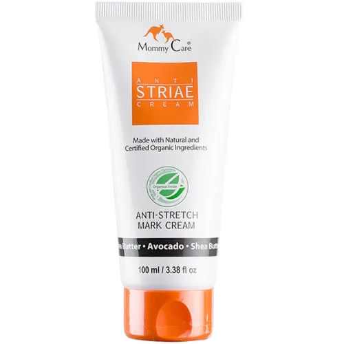 Крем від розтяжок Mommy Care Anti-Stretch Mark Cream з органічною олією ши та авокадо, 100 мл.