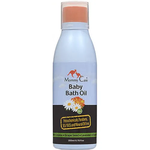 Дитяча олія для ванни Mommy Care Baby Bath Oil з календулою та ромашкою, 200 мл.